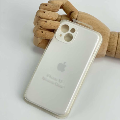 Чохол Silicone Case Full Camera на iPhone 13 White